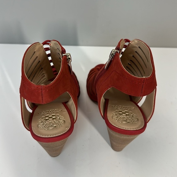 Vince Camuto Evalan Lace-Up Leather Heels Size 8.5 - Picture 7 of 16